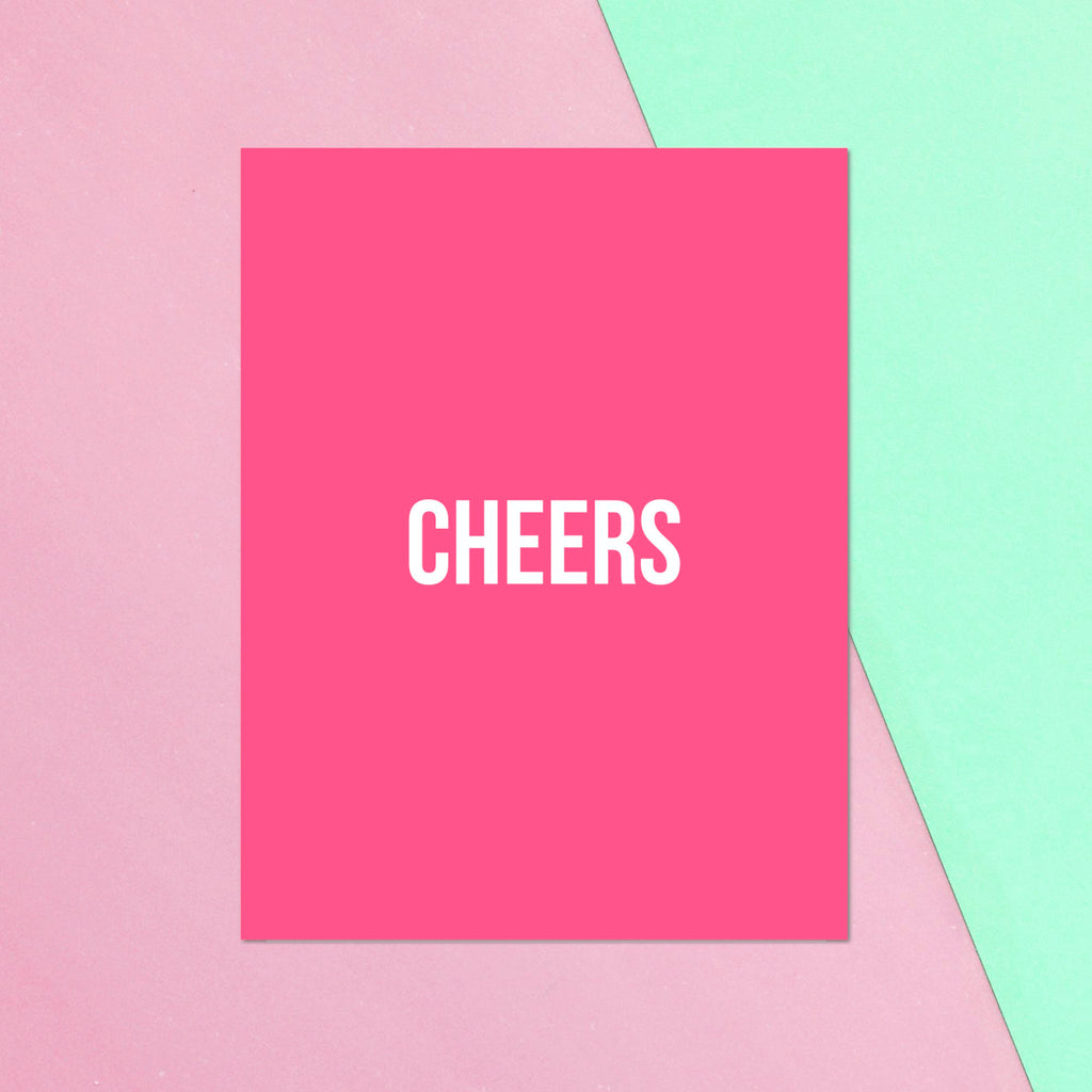 Cheers Greetings Card