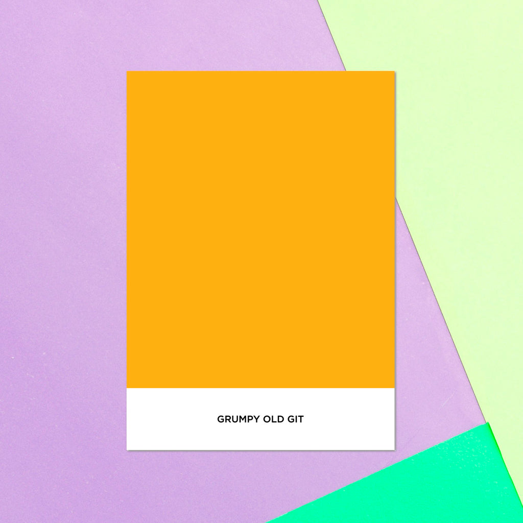 Grumpy Old Git Greetings Card