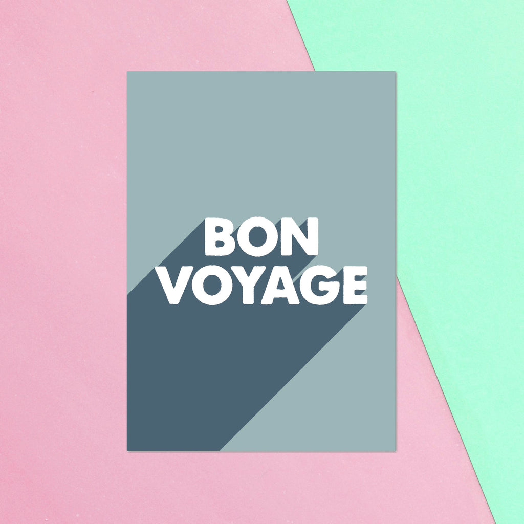 Bon Voyage Greetings Card