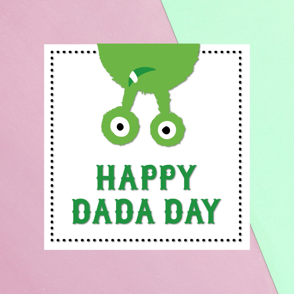 Happy Dada Day Square Greetings Card