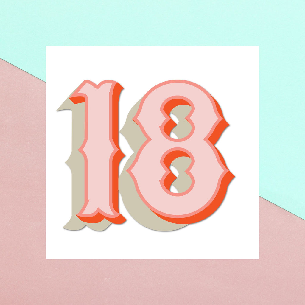 18 Square Greetings Card