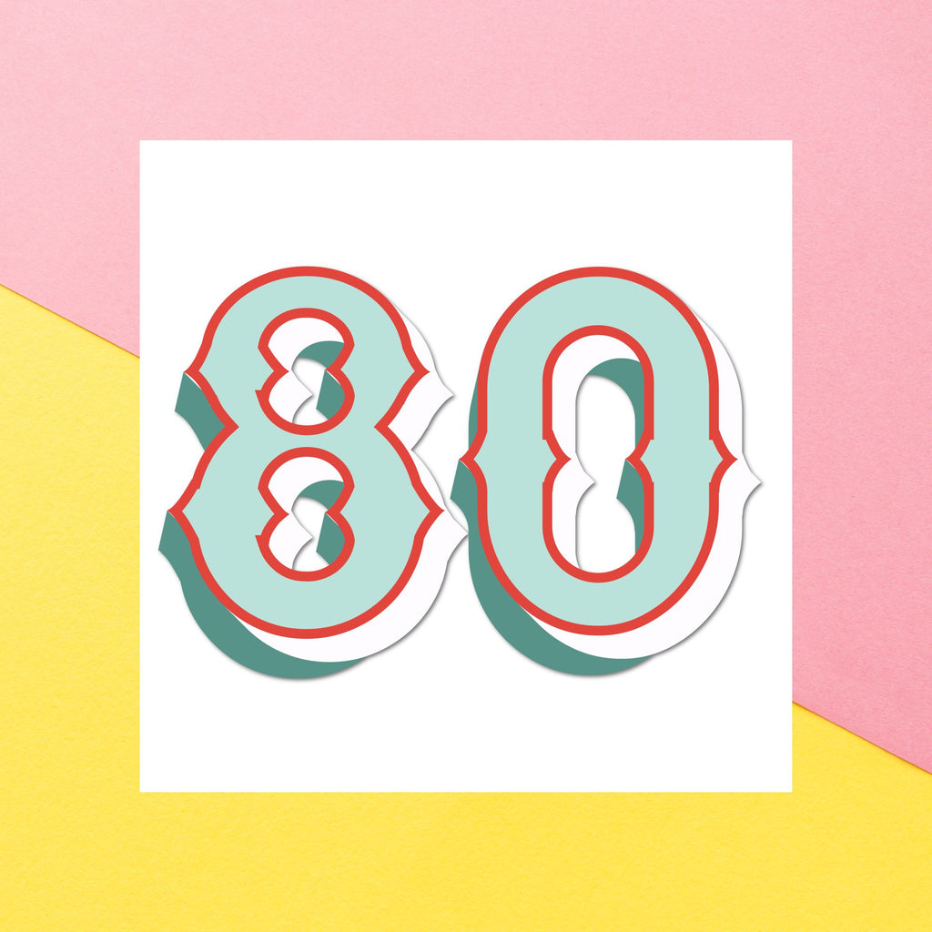 80 Square Greetings Card