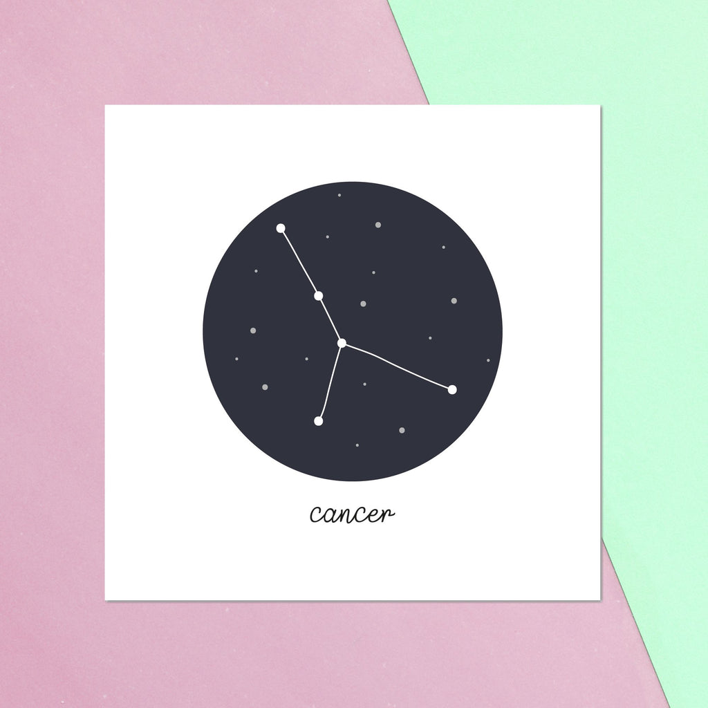 Cancer Square Greetings Card