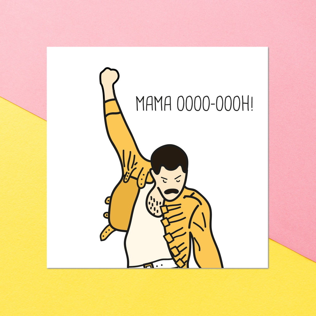 Mama Oooo-oooh! Square Greetings Card