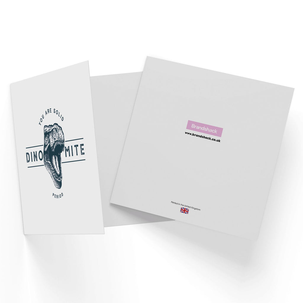 Dinomite Square Greetings Card