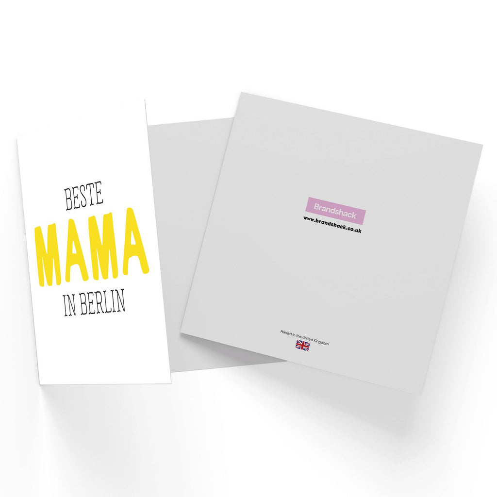 Beste Mama In Berlin Square Greetings Card