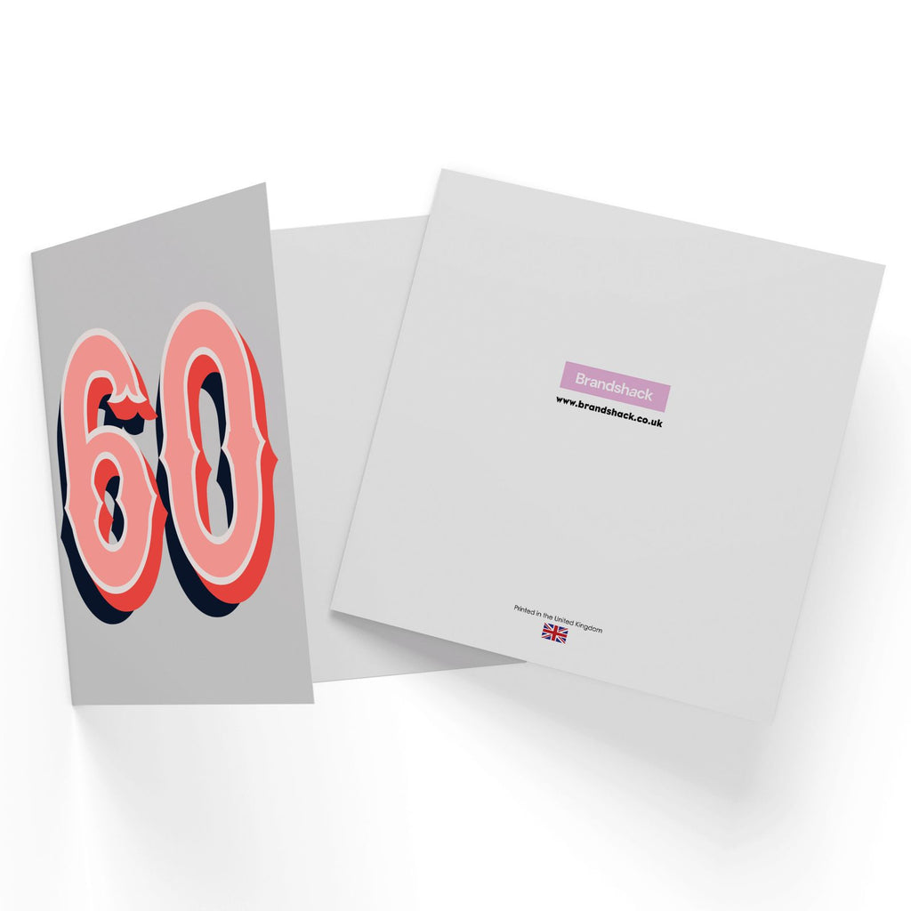 60 Square Greetings Card