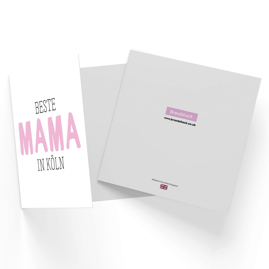 Beste Mama In K?ln Square Greetings Card