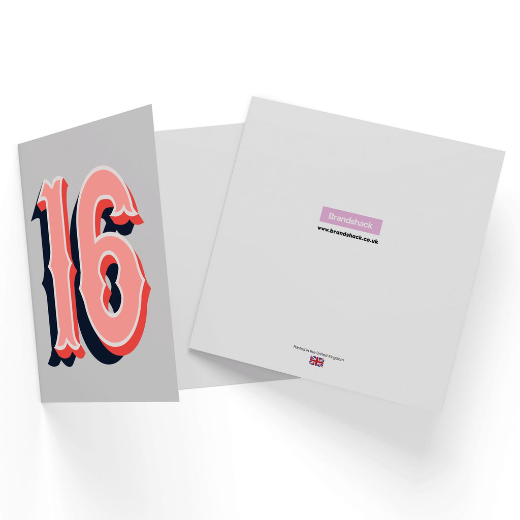 16 Square Greetings Card