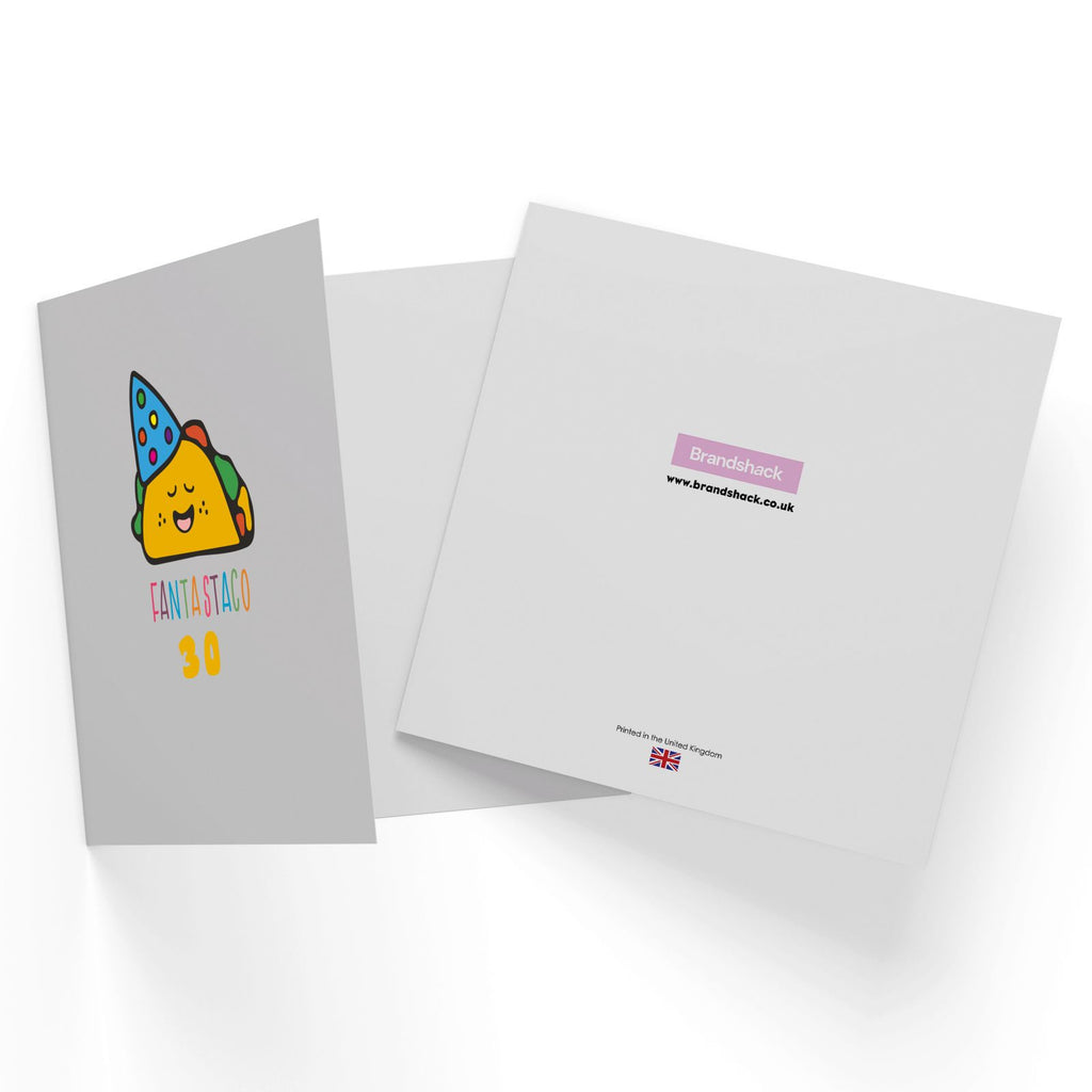 Birthday Specific Collections Fantastaco 30th Birthday Square Greetings Card