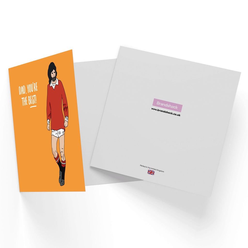 Dad, You're The Best! Square Greetings Card