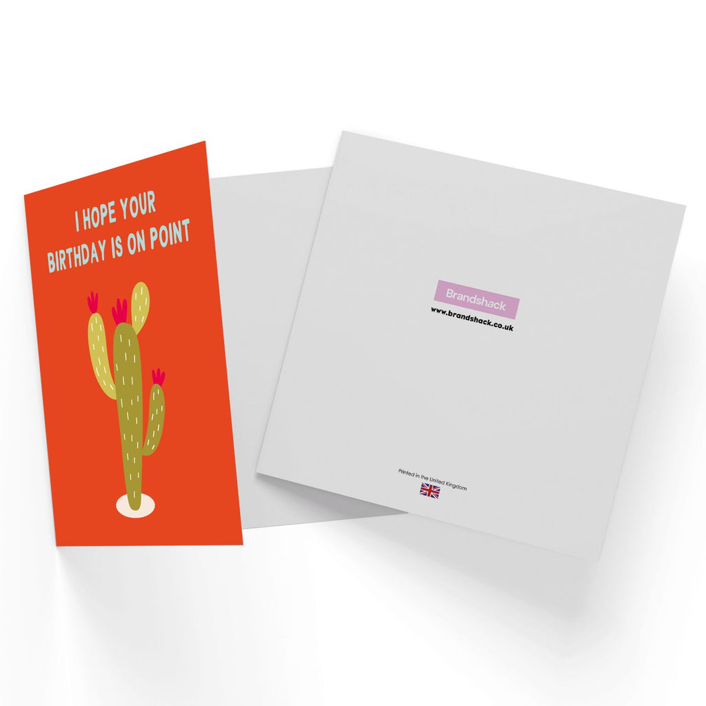 I Hope Your Birthday Is On Point Square Greetings Card