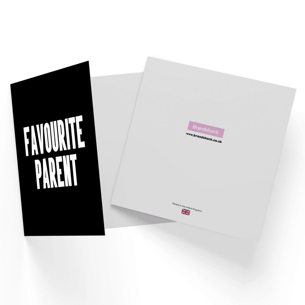 Favourite Parent Square Greetings Card