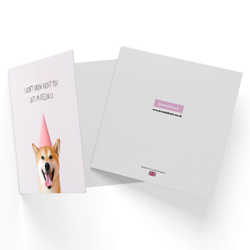 Swift 22 Birthday Square Greetings Card