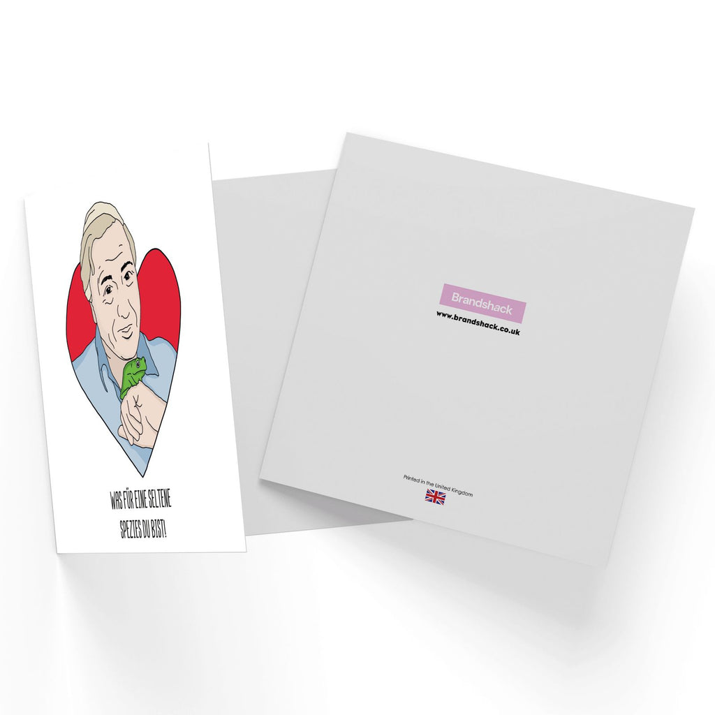Was F?_r Eine Seltene Spezies Du Bist! Square Greetings Card