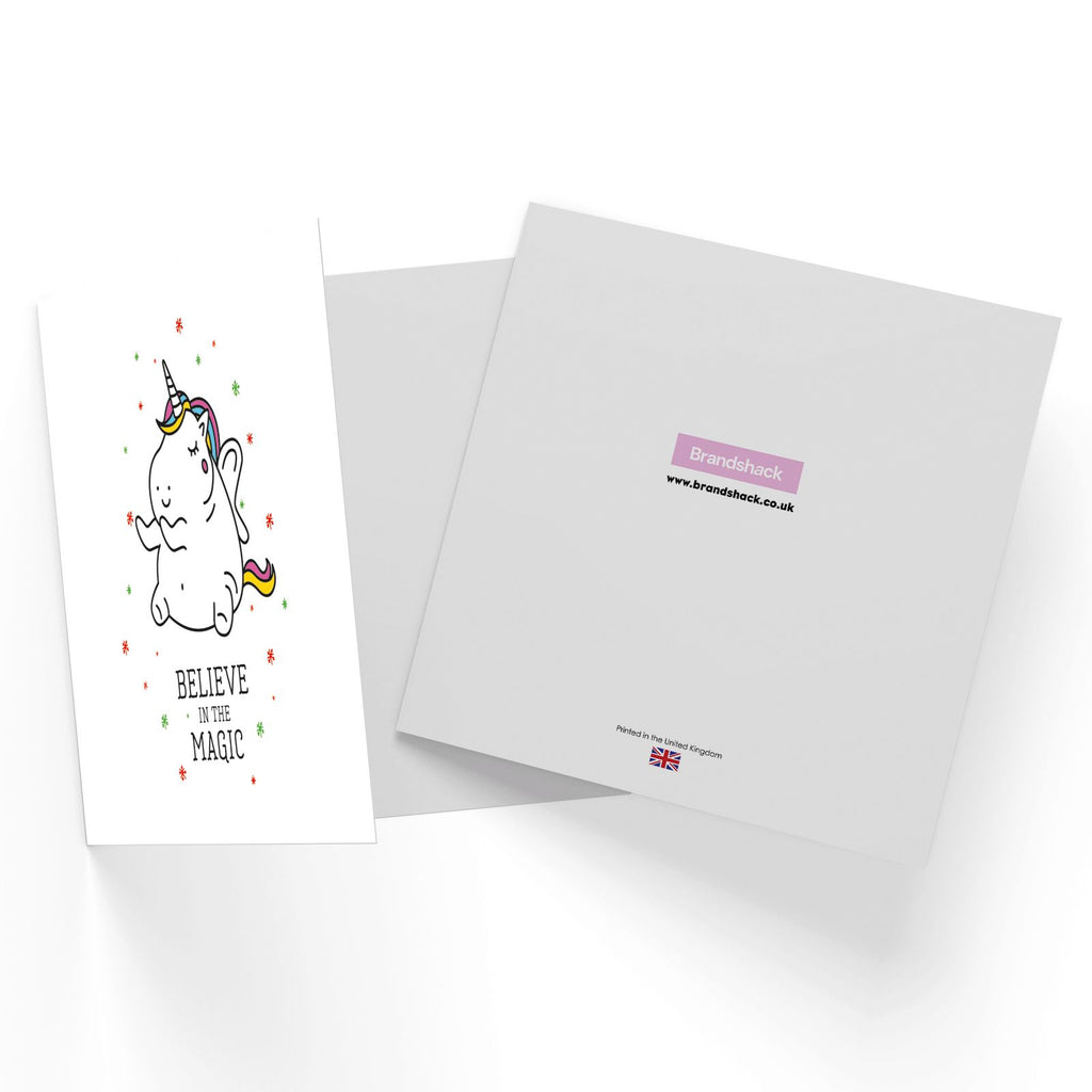 Believe In The Magic Square Greetings Card
