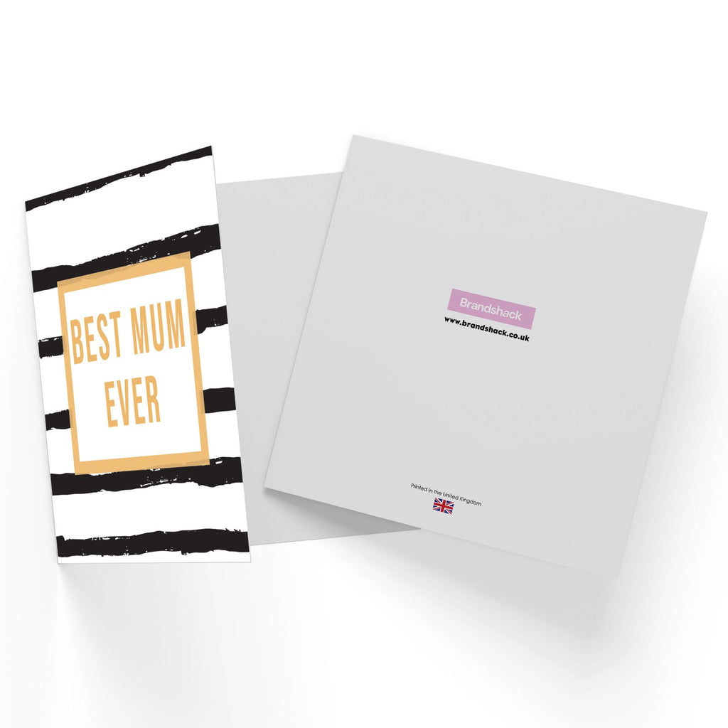 Best Mum Ever Square Greetings Card