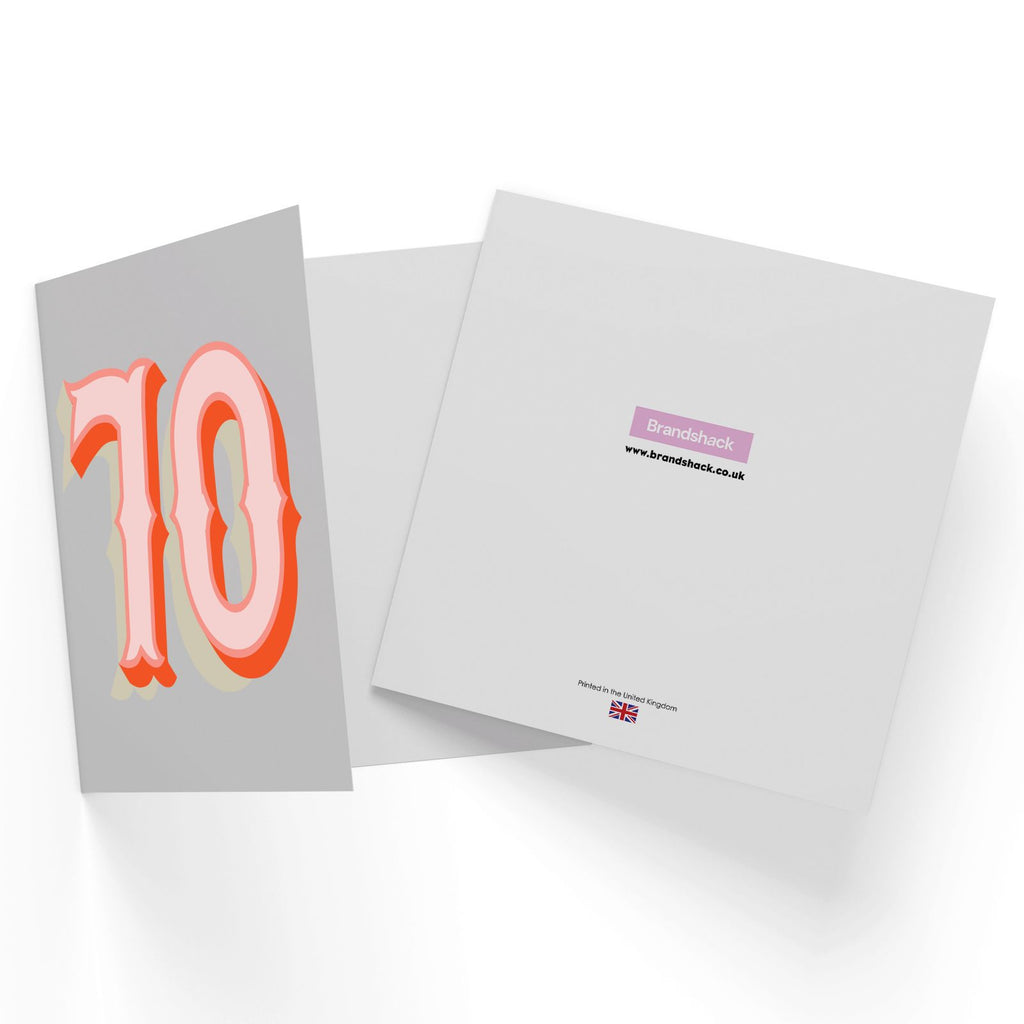70 Square Greetings Card