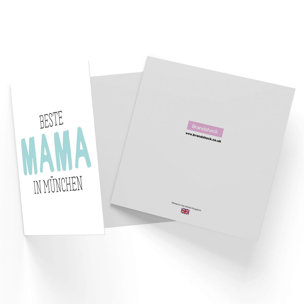 Beste Mama In M?_nchen Square Greetings Card