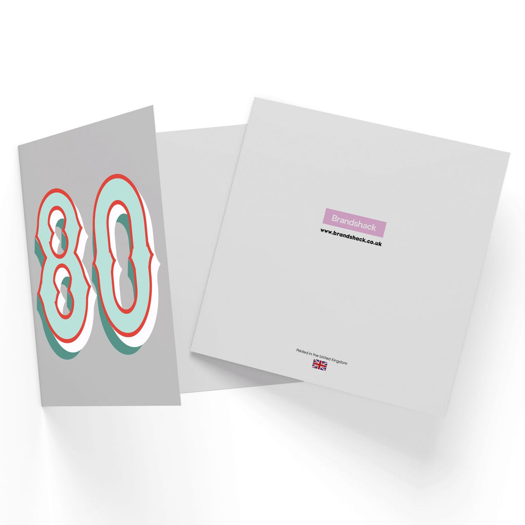 80 Square Greetings Card