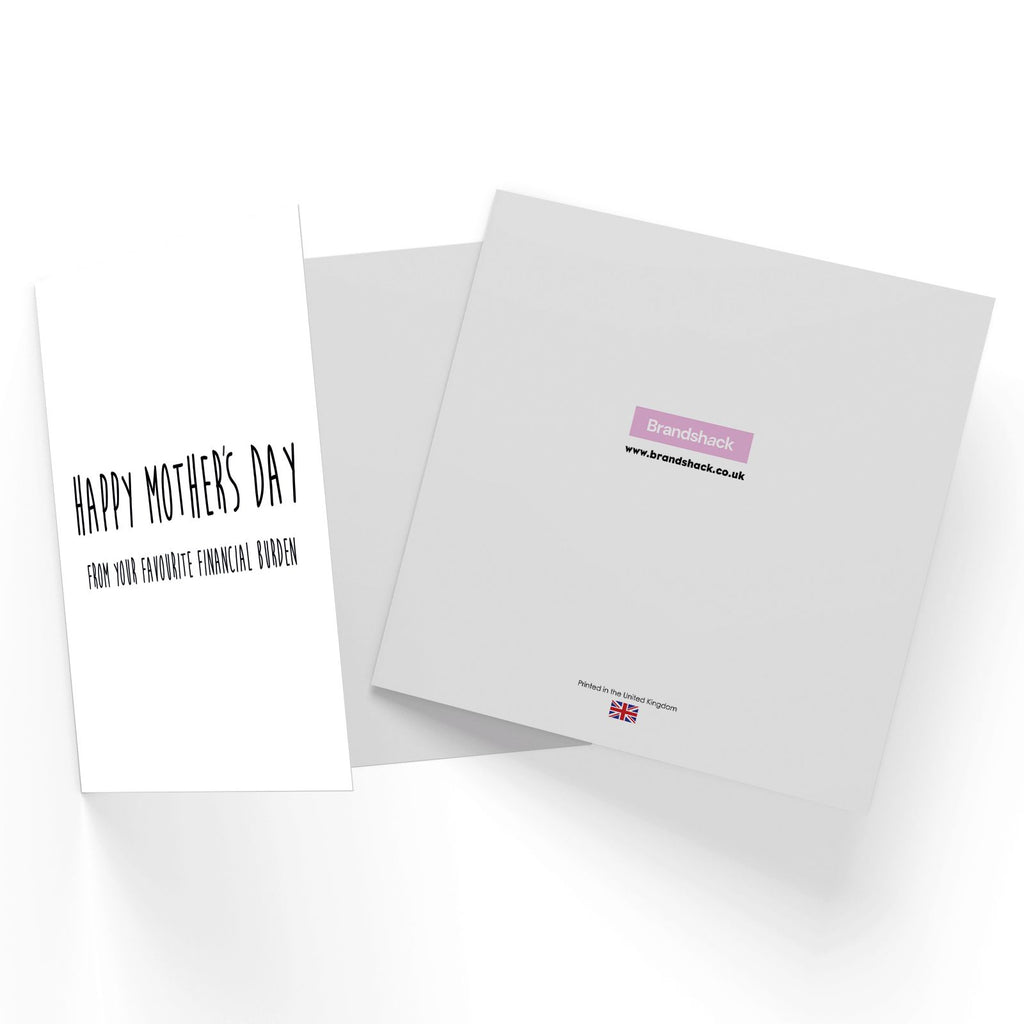 Favourite Financial Burden Square Greetings Card