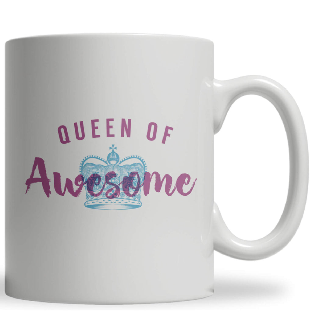Queen of Awesome Ceramic Mug