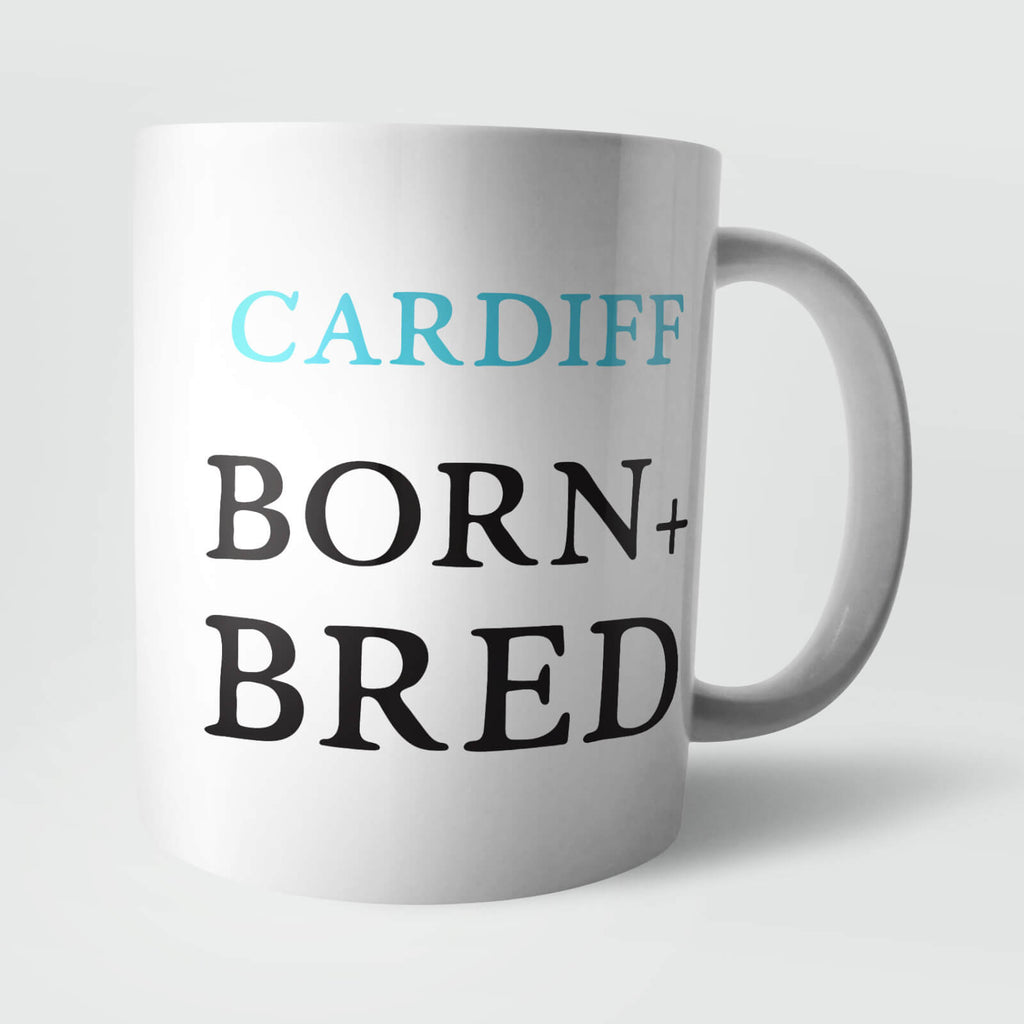 Cardiff Born and Bred Mug