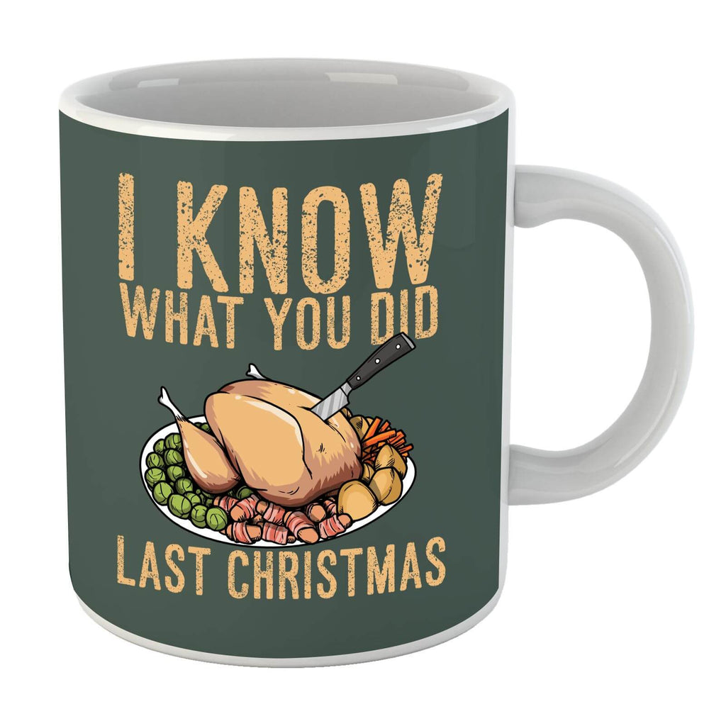 I Know What You Did Last Christmas Mug
