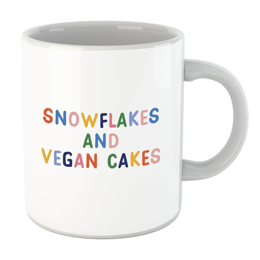 Snowflakes and Vegan Cakes Mug