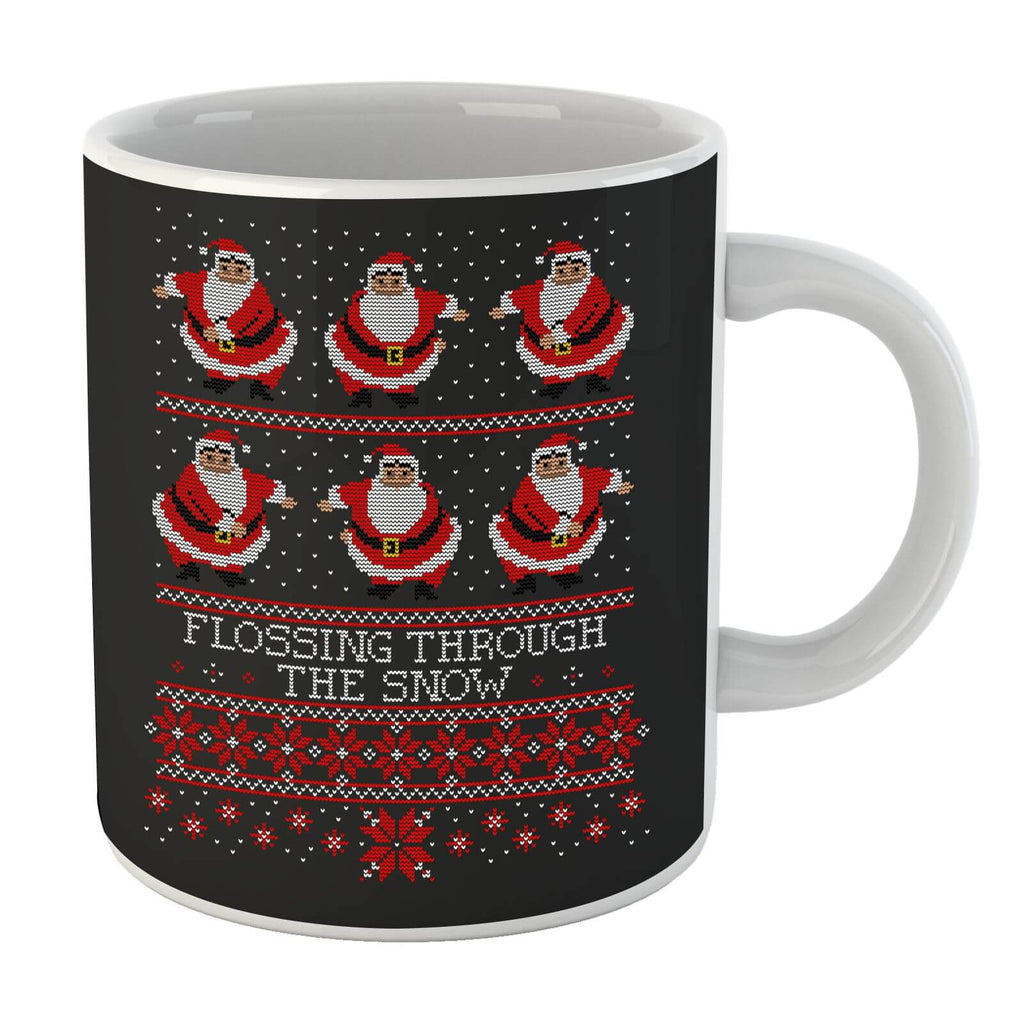 Flossing Through The Snow Mug