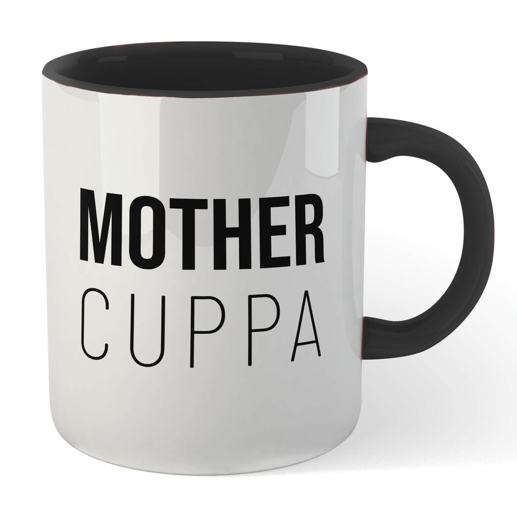 Mother Cuppa Mug - White/Black