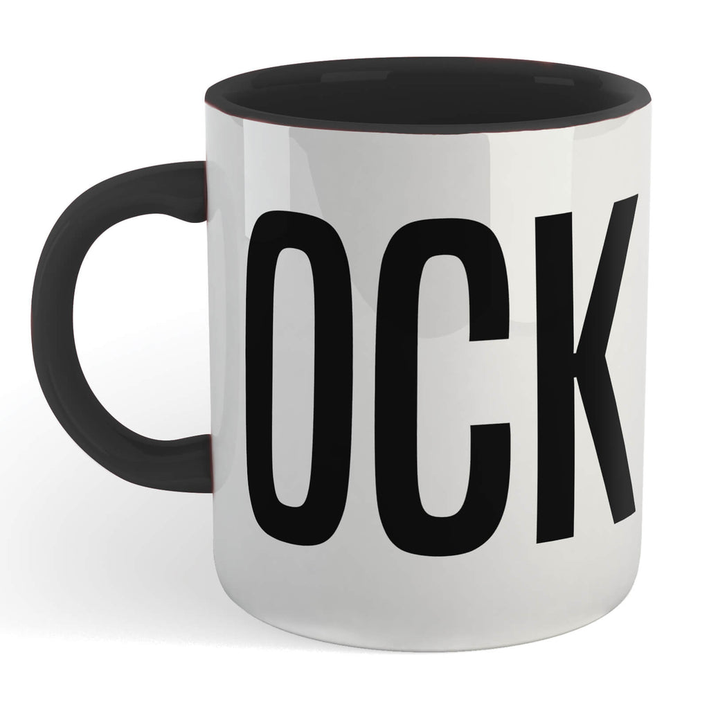 C*ck Mug - White/Black