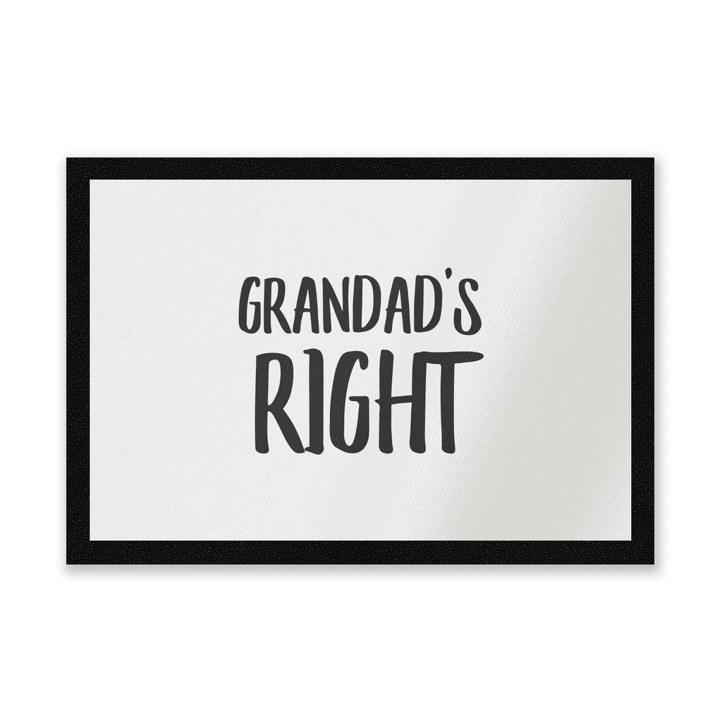 Grandad's Right Entrance Mat
