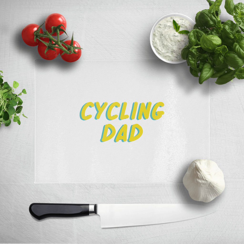 Cycling Dad Chopping Board
