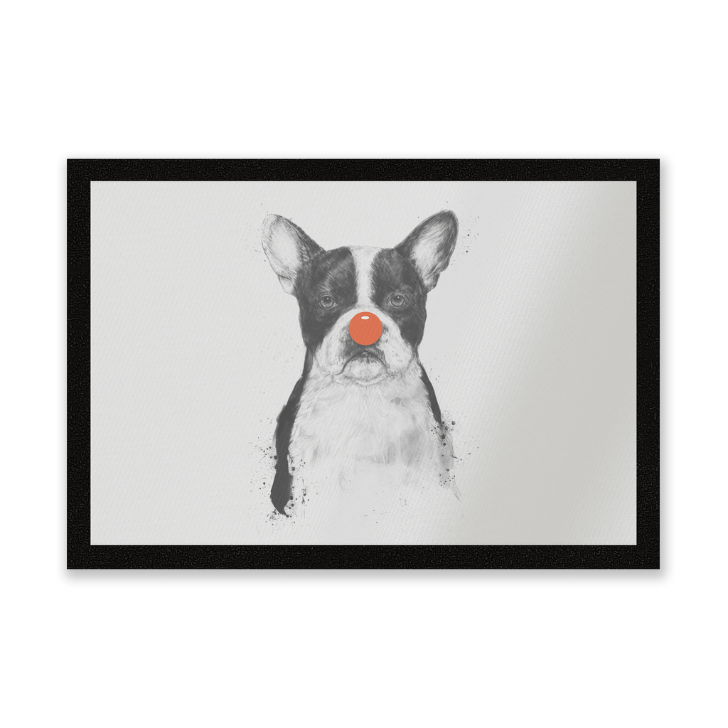 Red Nosed Bulldog Entrance Mat