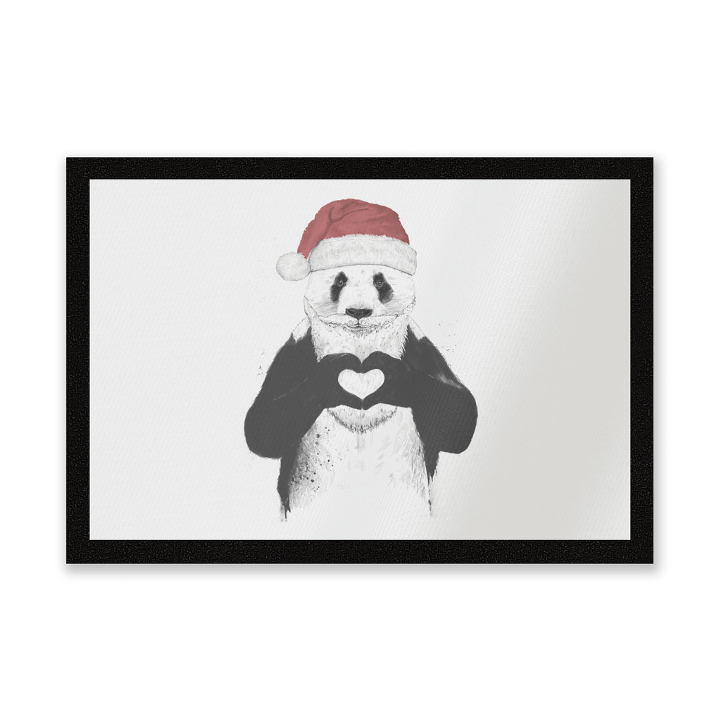 Santa Bear Entrance Mat