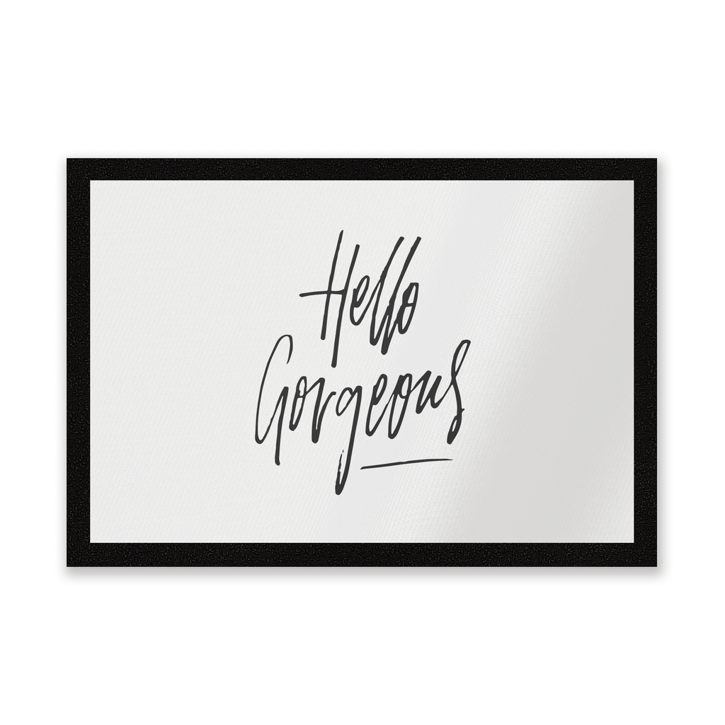 Hello Gorgeous Entrance Mat