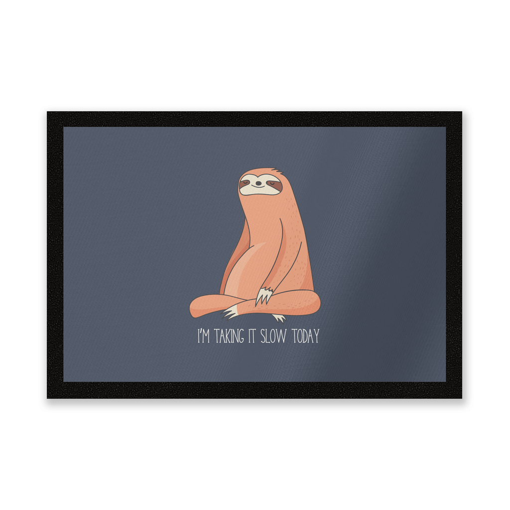Taking It Slow Today Entrance Mat