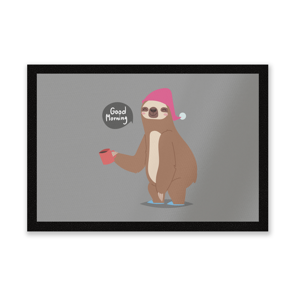 Sloth Good Morning Entrance Mat