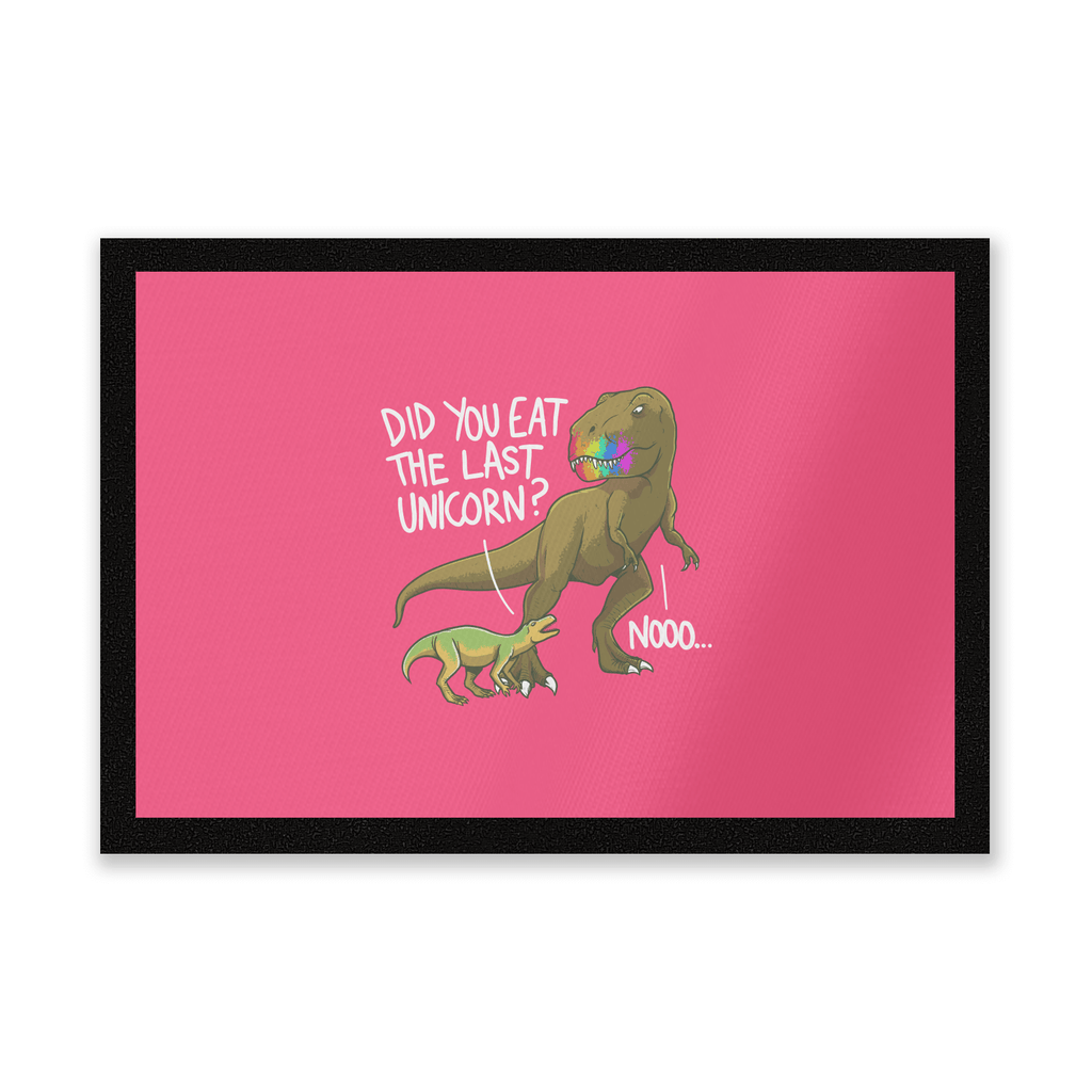 Dinosaur Unicorn Entrance Mat