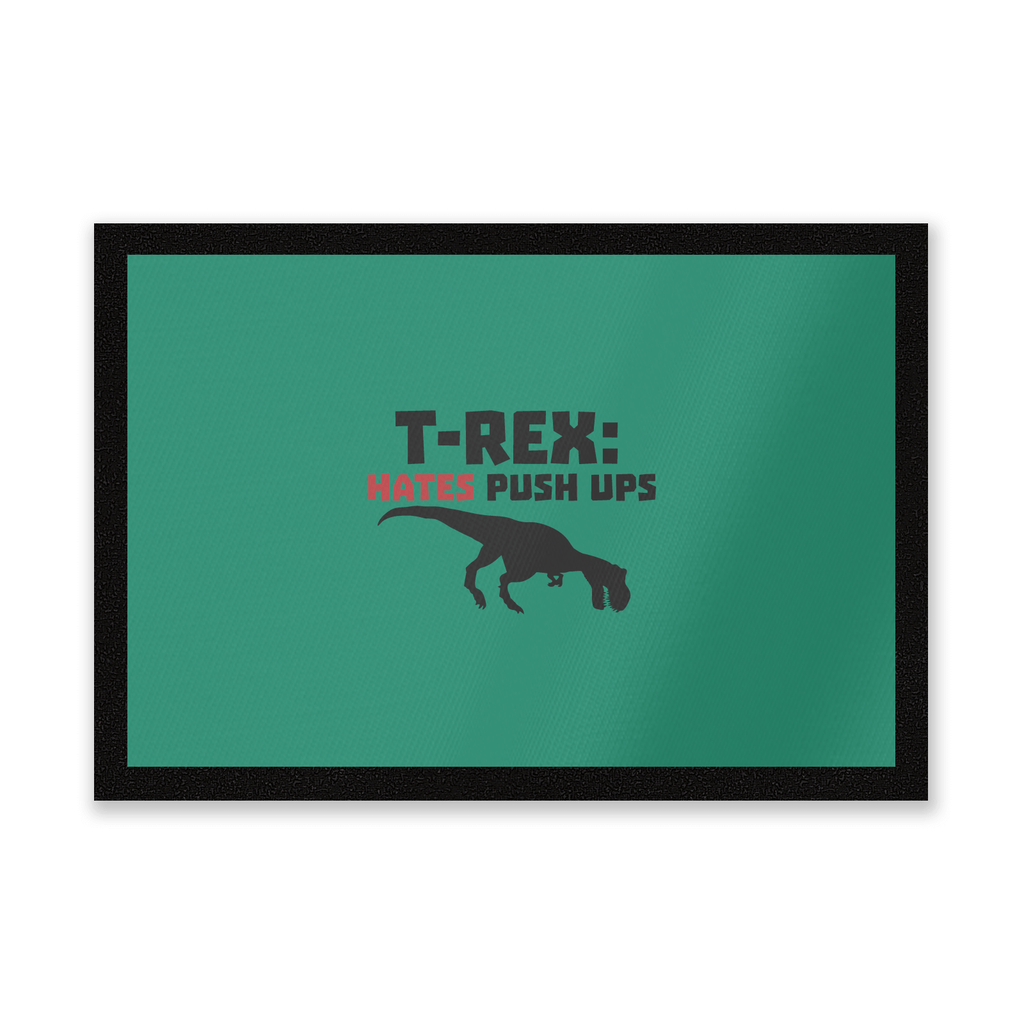 T-Rex Hates Pushups Entrance Mat