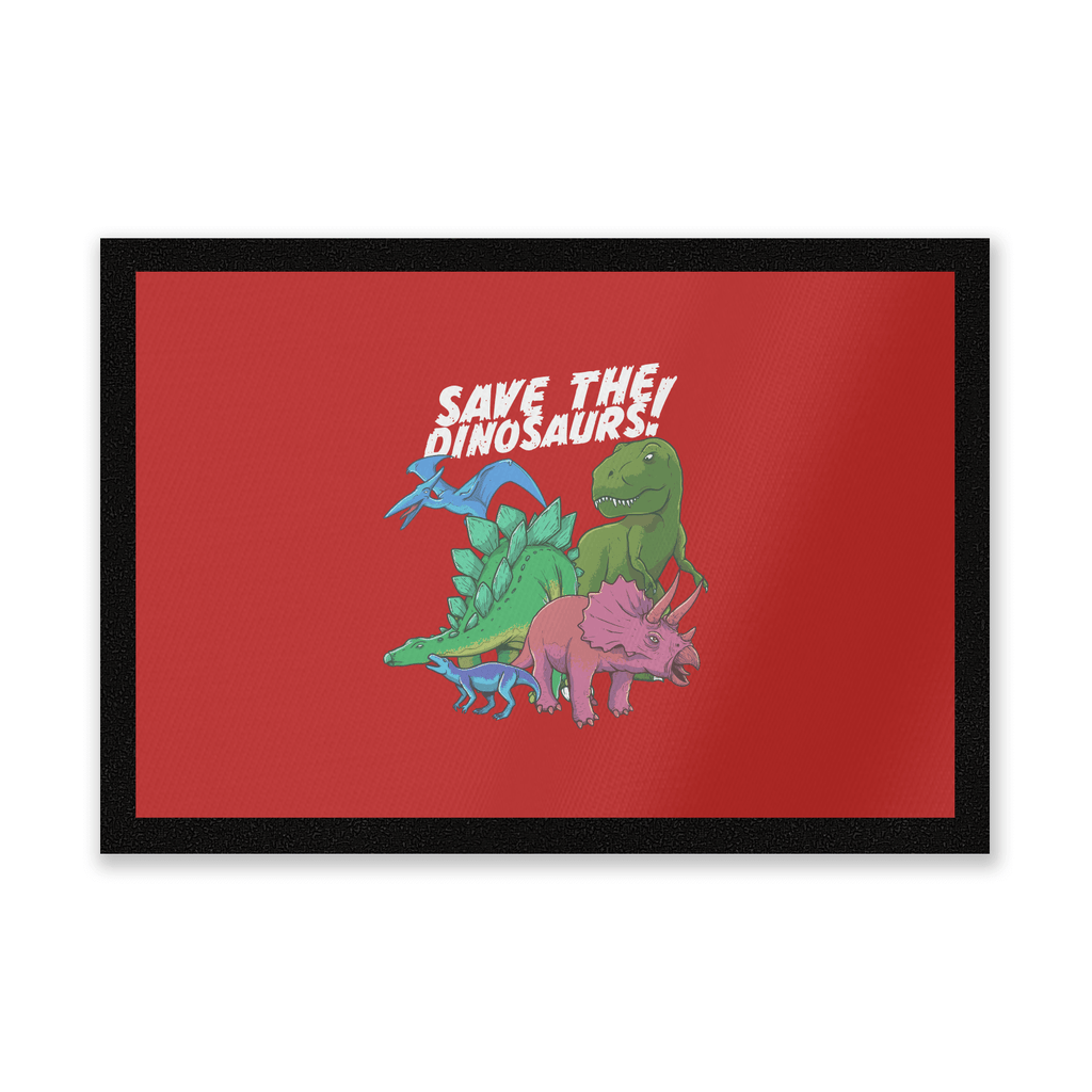 Save The Dinosaurs Entrance Mat