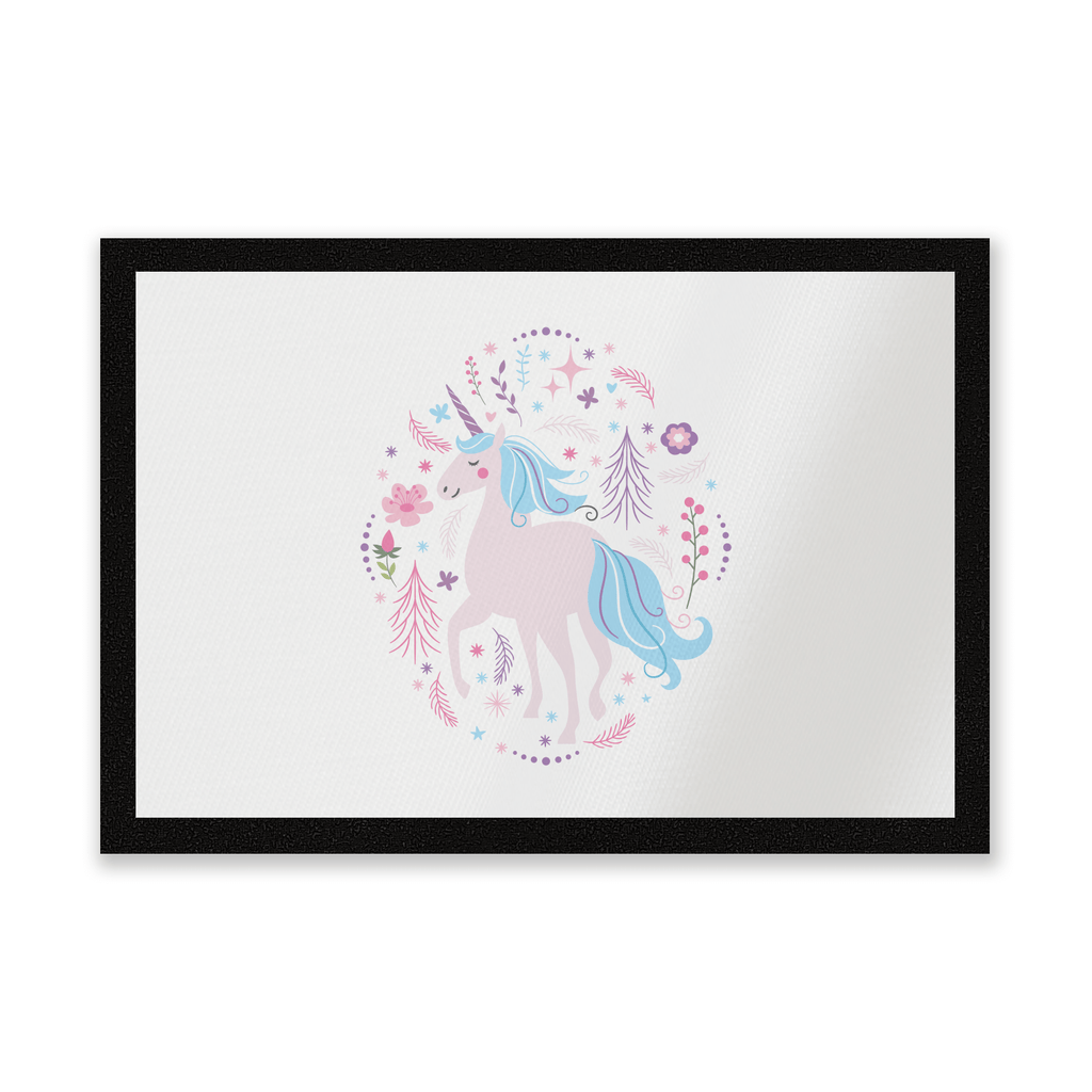 Pink Unicorn Entrance Mat