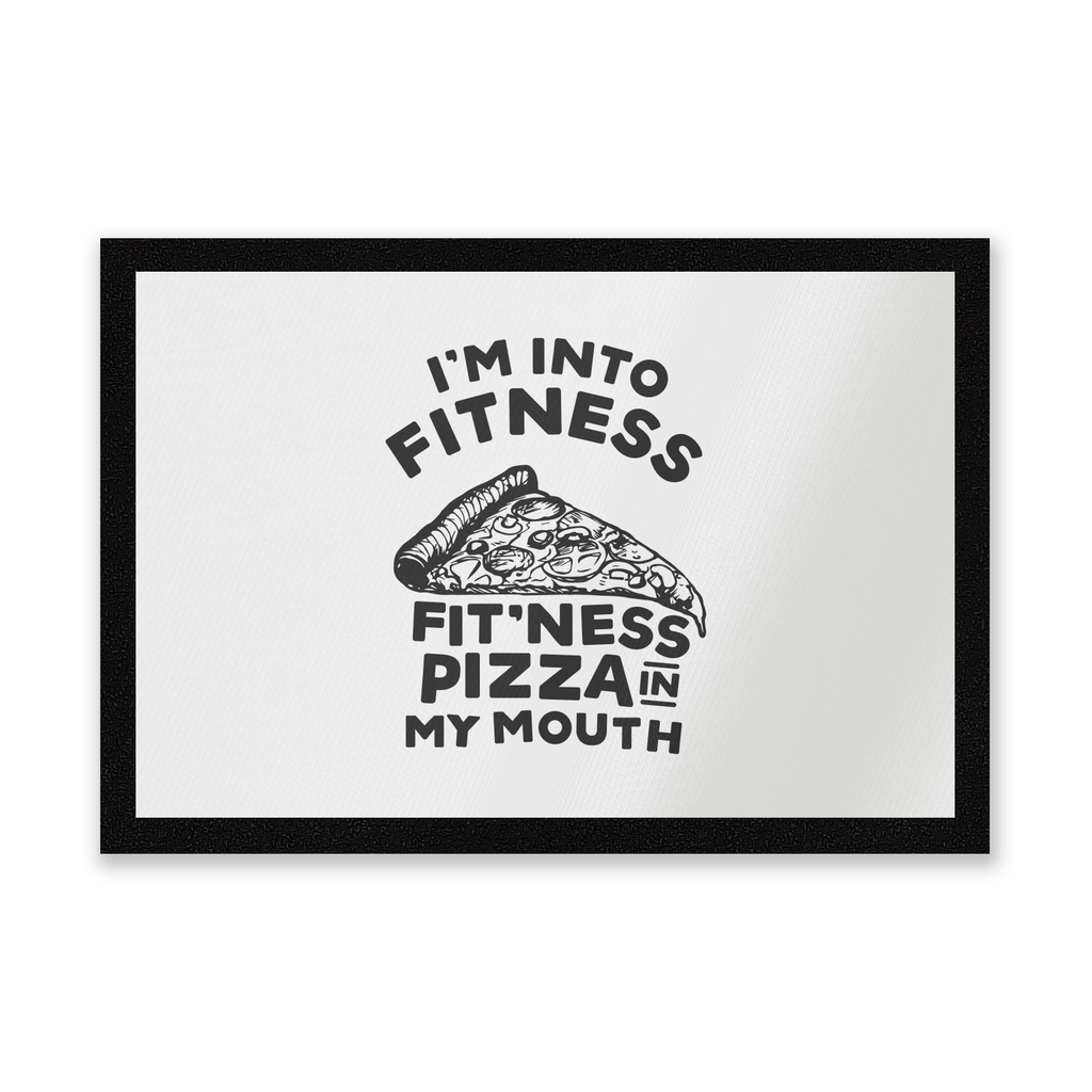 Fitness Pizza Entrance Mat