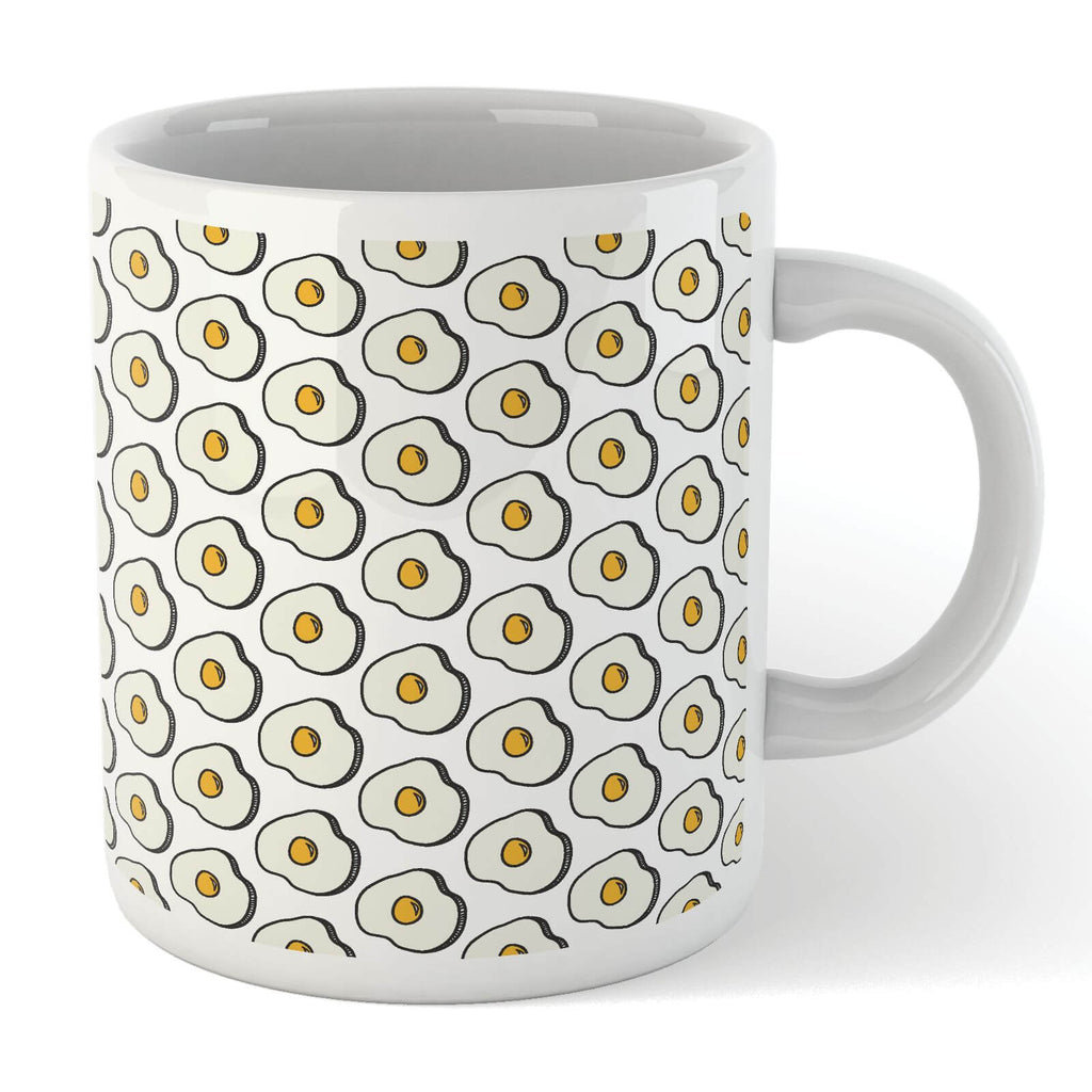 Cooking Fried Egg Pattern Mug