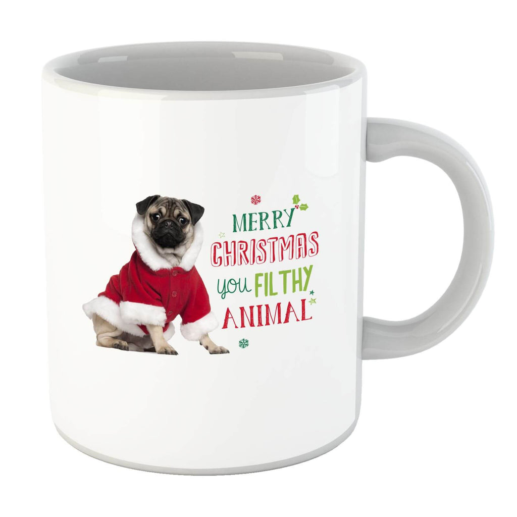 Christmas Pug Mug