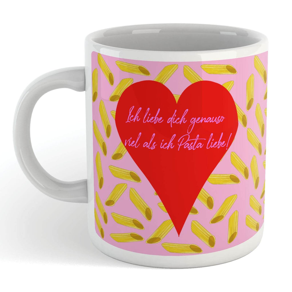 Ich Liebe Dich Genauso Riel Als Ich Pasta Liebe! Mug Mug