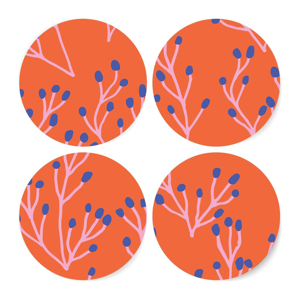 Funky Seaweed Coaster Set