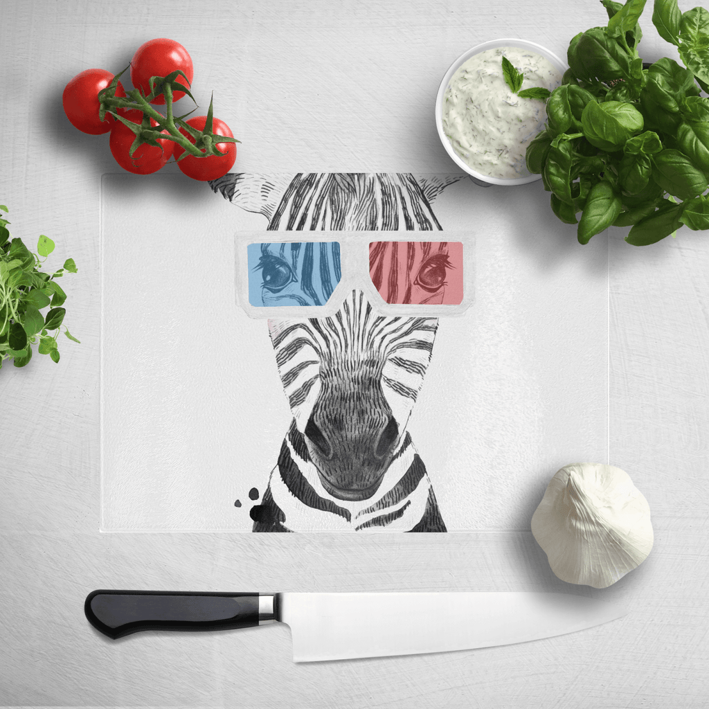 3D Zebra Chopping Board