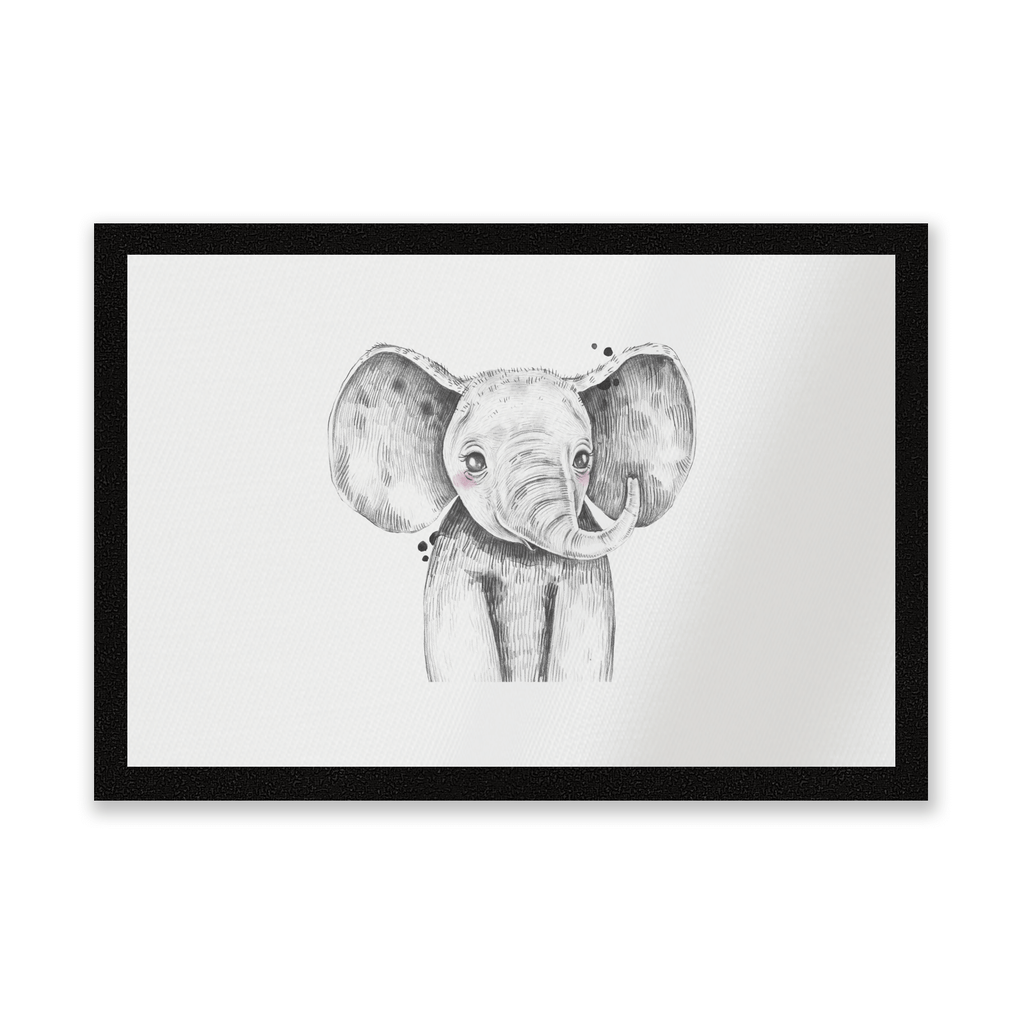 Cute Elephant Entrance Mat